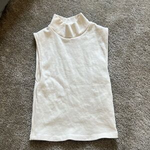 ZARA MOCK NECK CROP TOP